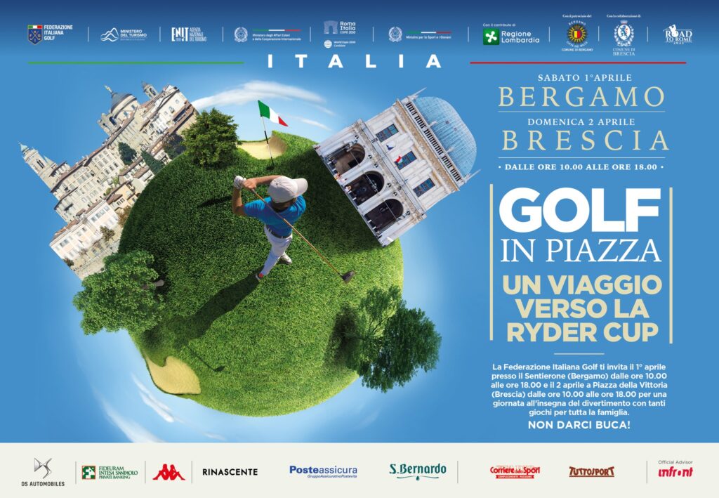 GOLF IN PIAZZA a BERGAMO e BRESCIA