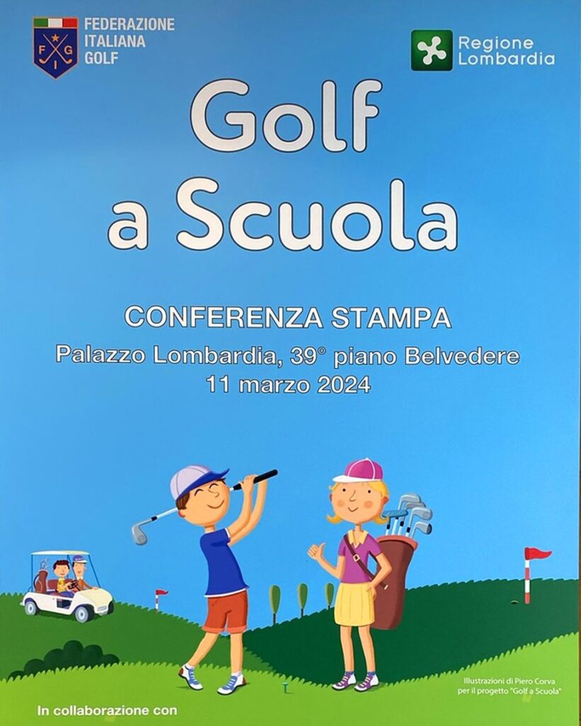 GOLF A SCUOLA - Accordo Federgolf e Regione Lombardia